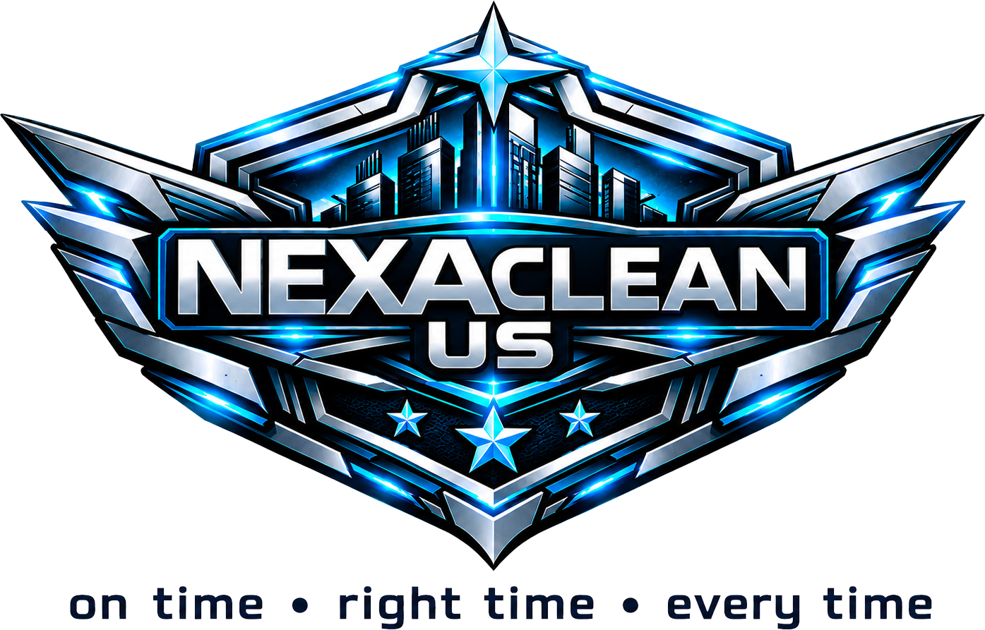 NEXACLEAN-US Cleaning Services Logo